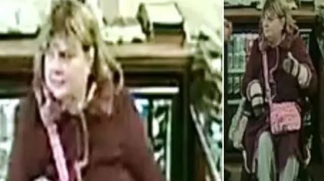 CCTV image of Julie Fox