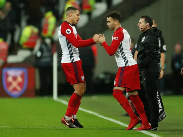 Hal Robson-Kanu and Jake Livermore