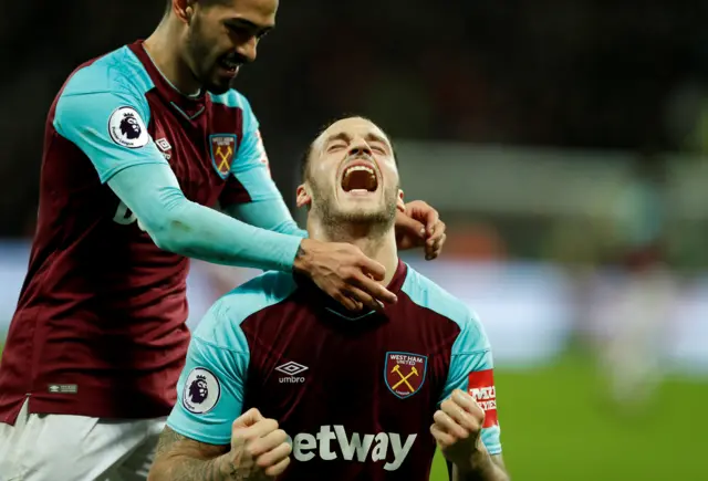 Marko Arnautovic and Lanzini