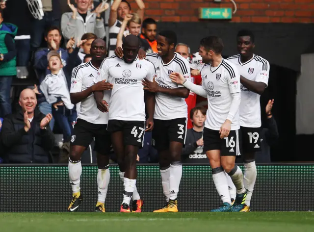 Fulham celebrate