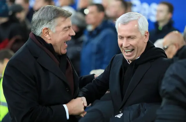 Sam Allardyce and Alan Pardew