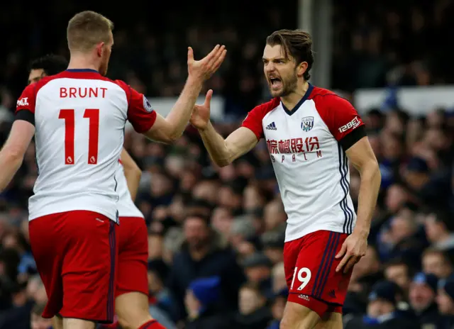 Jay Rodriguez celebrates