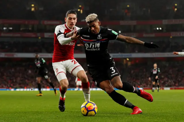 Hector Bellerin and Patrick van Aanholt