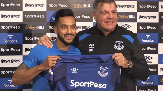 Sam Allardyce and Theo Walcott
