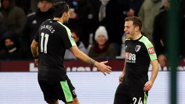 Ryan Fraser celebrates