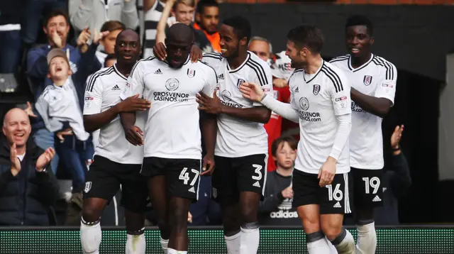 Fulham celebrate