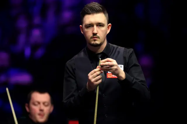 Kyren Wilson looks on