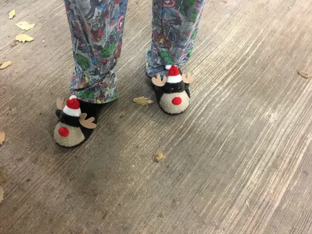 Christmas slippers