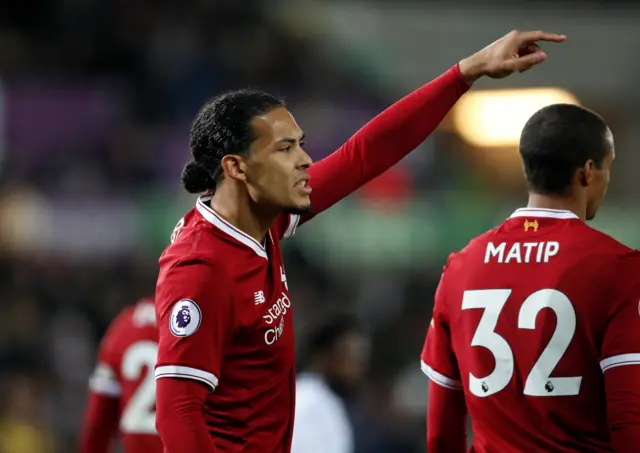 Virgil van Dijk and Joel Matip