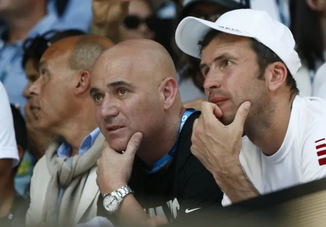 Agassi and Stepanek