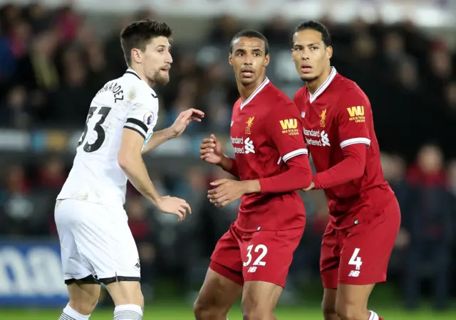 Federico Fernandez, Joel Matip and Virgil van Dijk