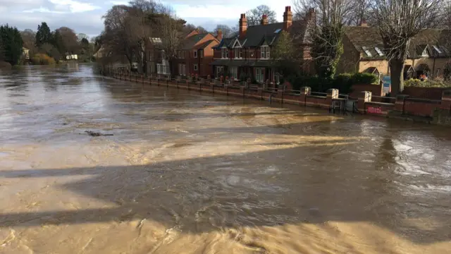 River Wye in Hereford today