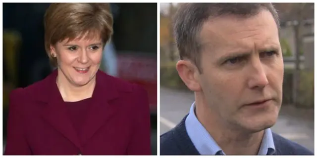 Nicola Sturgeon and Michael Matheson