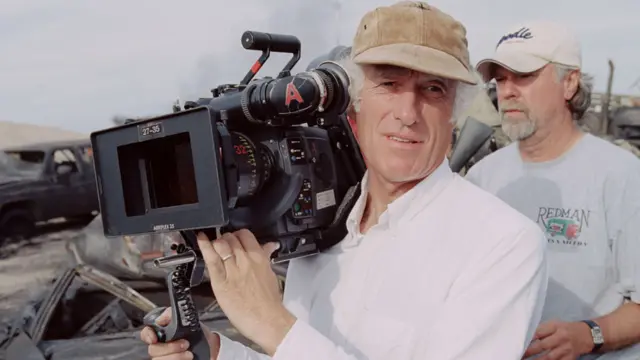 Roger Deakins on set