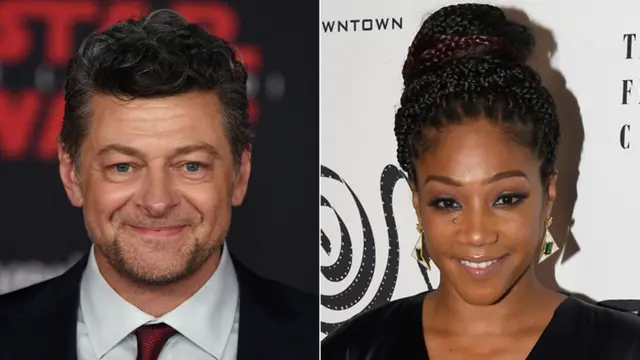 Andy Serkis and Tiffany Haddish