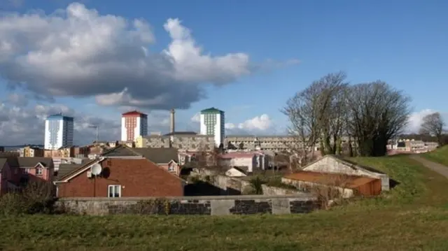 Tower Blocks in Mount Wise