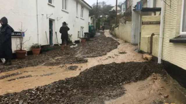 Flooding in North Devon