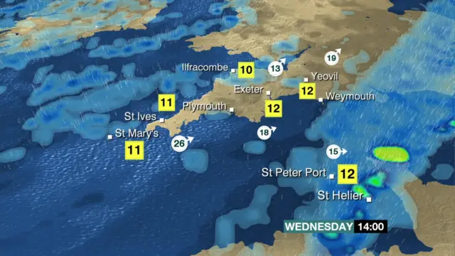 Weather for 24 January