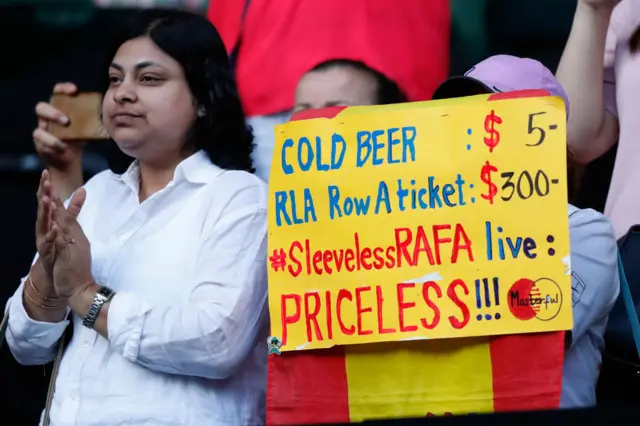 Rafa Nadal sign