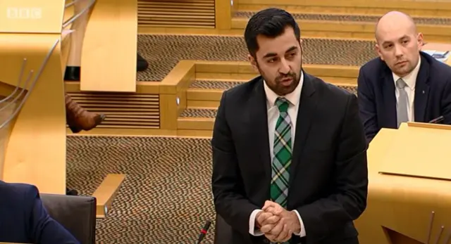 Transport Minister Humza Youasf