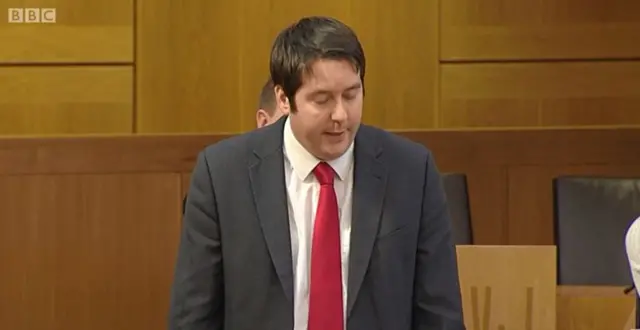 Labour MSP Neil Bibby asks if the minister will "snub the people of Paisley again?"