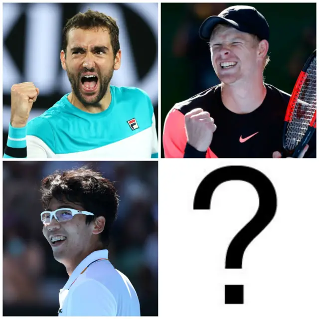 Marin Cilic, Kyle Edmund, Chung Hyeon