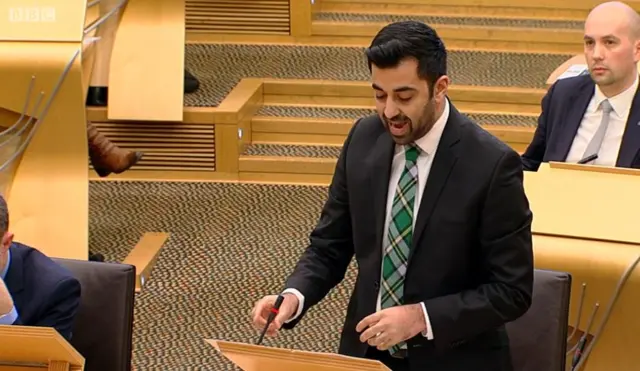 Transport Minister Humza Yousaf