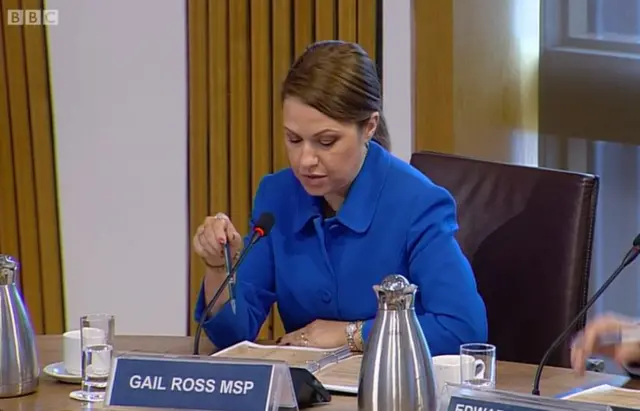 Deputy convener Gail Ross