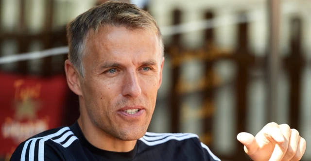 New England women's manager Phil Neville