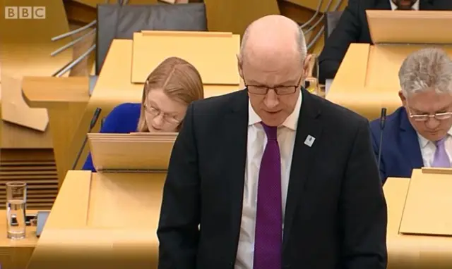 Education Secretary John Swinney