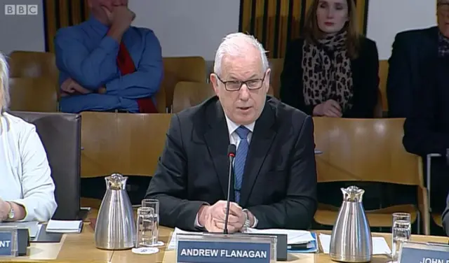 Andrew Flanagan was chair of the SPA board