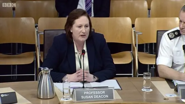 Susan Deacon was at the justice committee on Tuesday