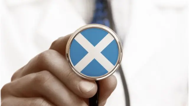 Stethoscope with Saltire