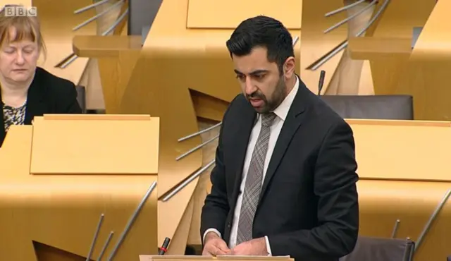 Transport Minister Humza Yousaf