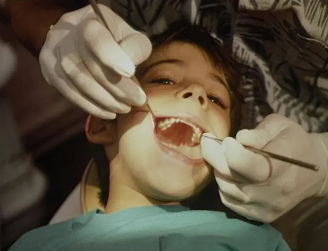 Child at dentist