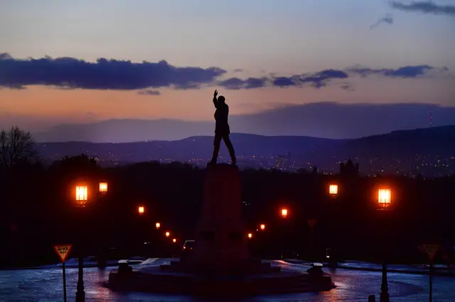 Carson's statue at Stormont