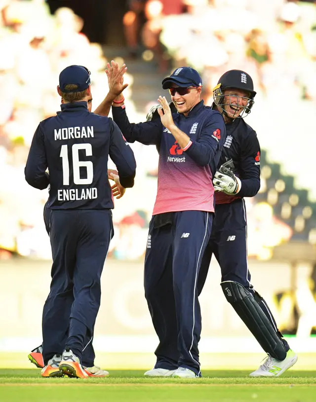 England celebrate