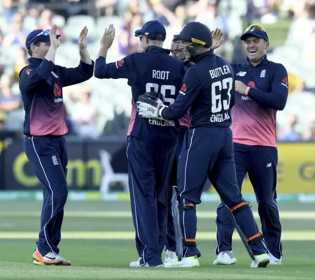 England celebrate