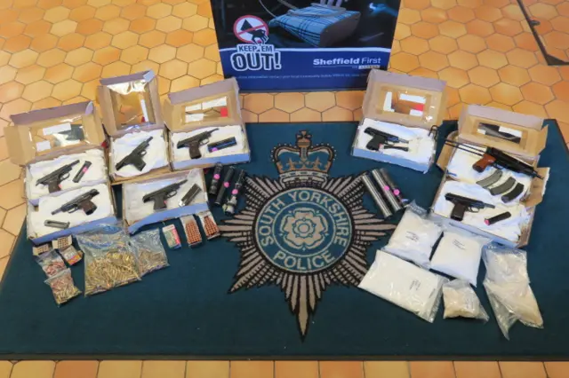 Police haul of drugs and guns