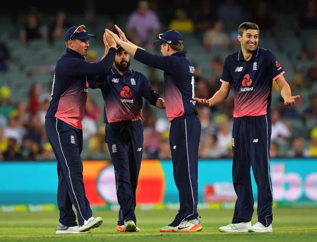 England celebrate