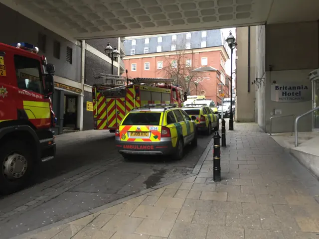 Britannia Hotel emergency