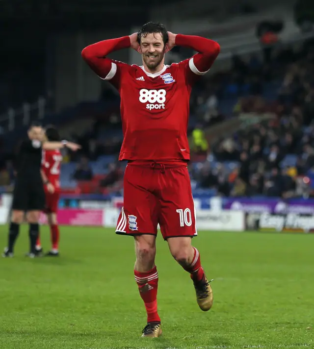 Birmingham City"s Lukas Jutkiewicz