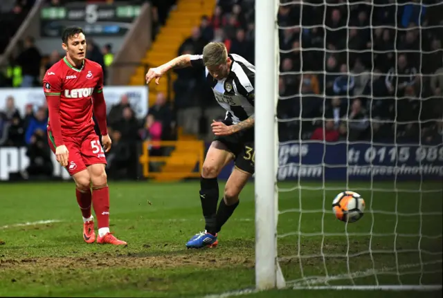 Jon Stead scores for Notts County