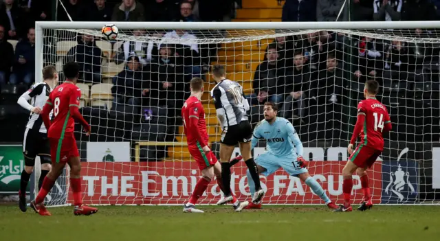 Grant heads wide for Notts County