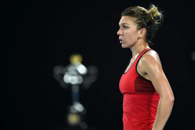 Simona Halep of Romania