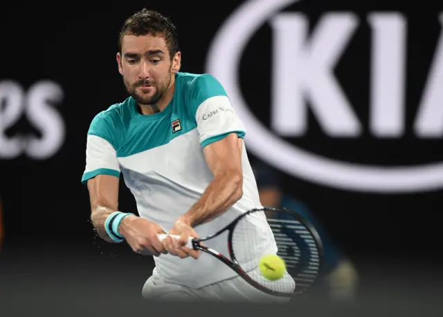 Cilic holds