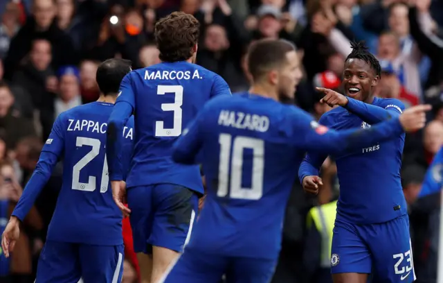 Chelsea celebrate