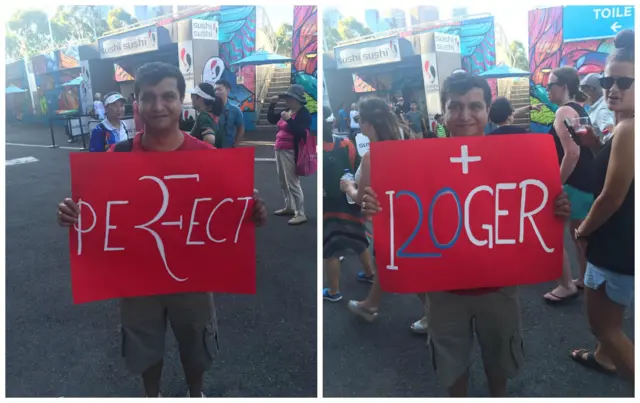 Roger Federer fan