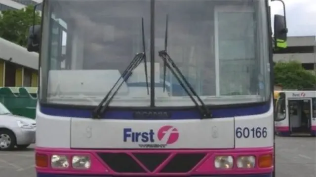 First bus