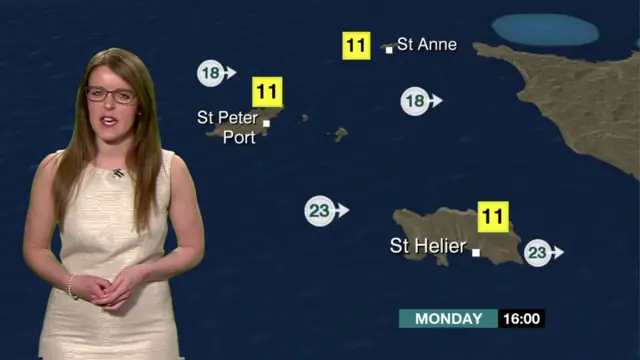 Alex Osbrone presents the Channel Islands weather forecast